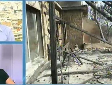 Στάχτη και αποκαΐδια το σπίτι της Χριστίνας Λαμπίρη (φωτο